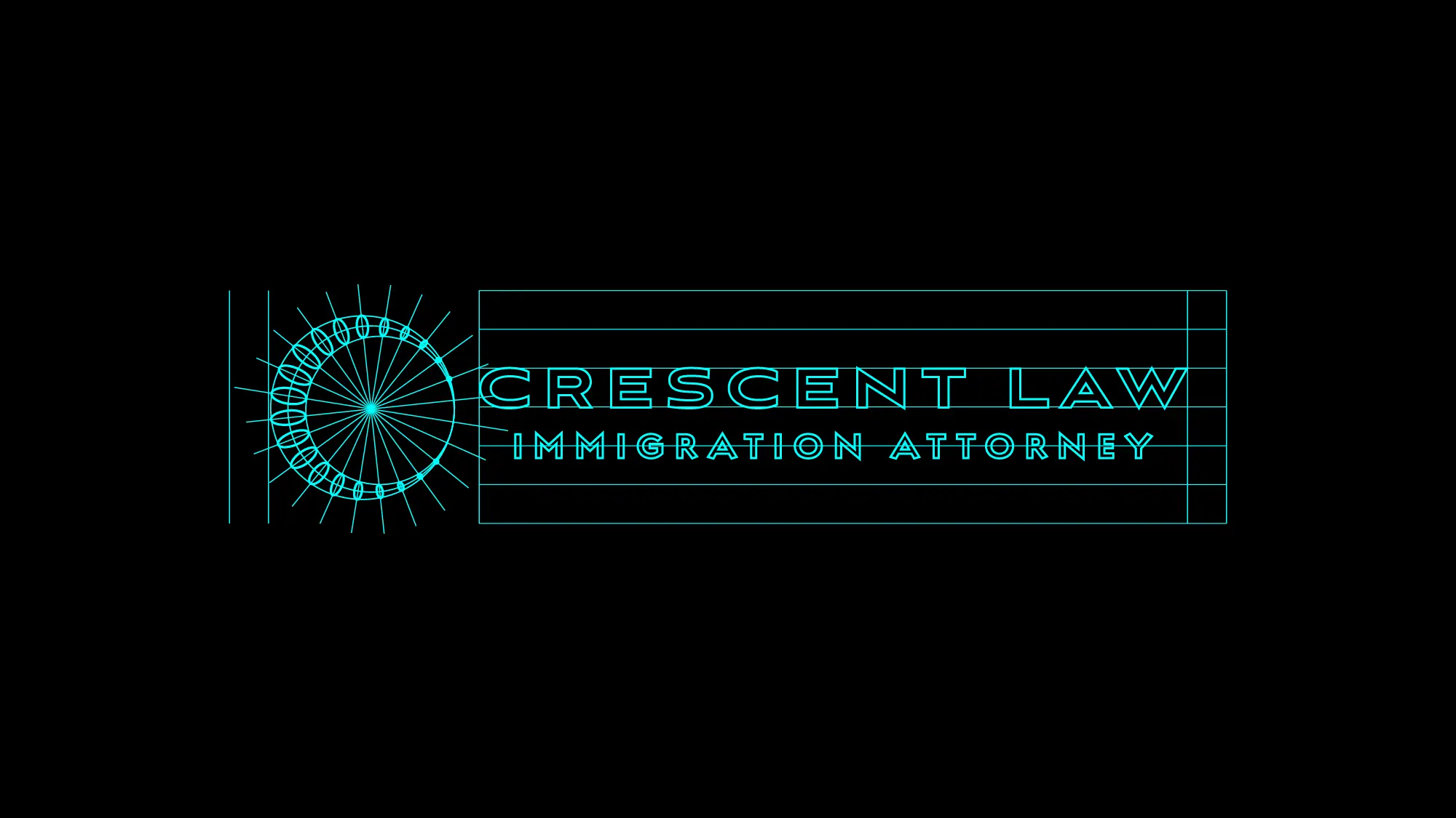 Crescent Law — brand identity wireframe by Green Lake Digital