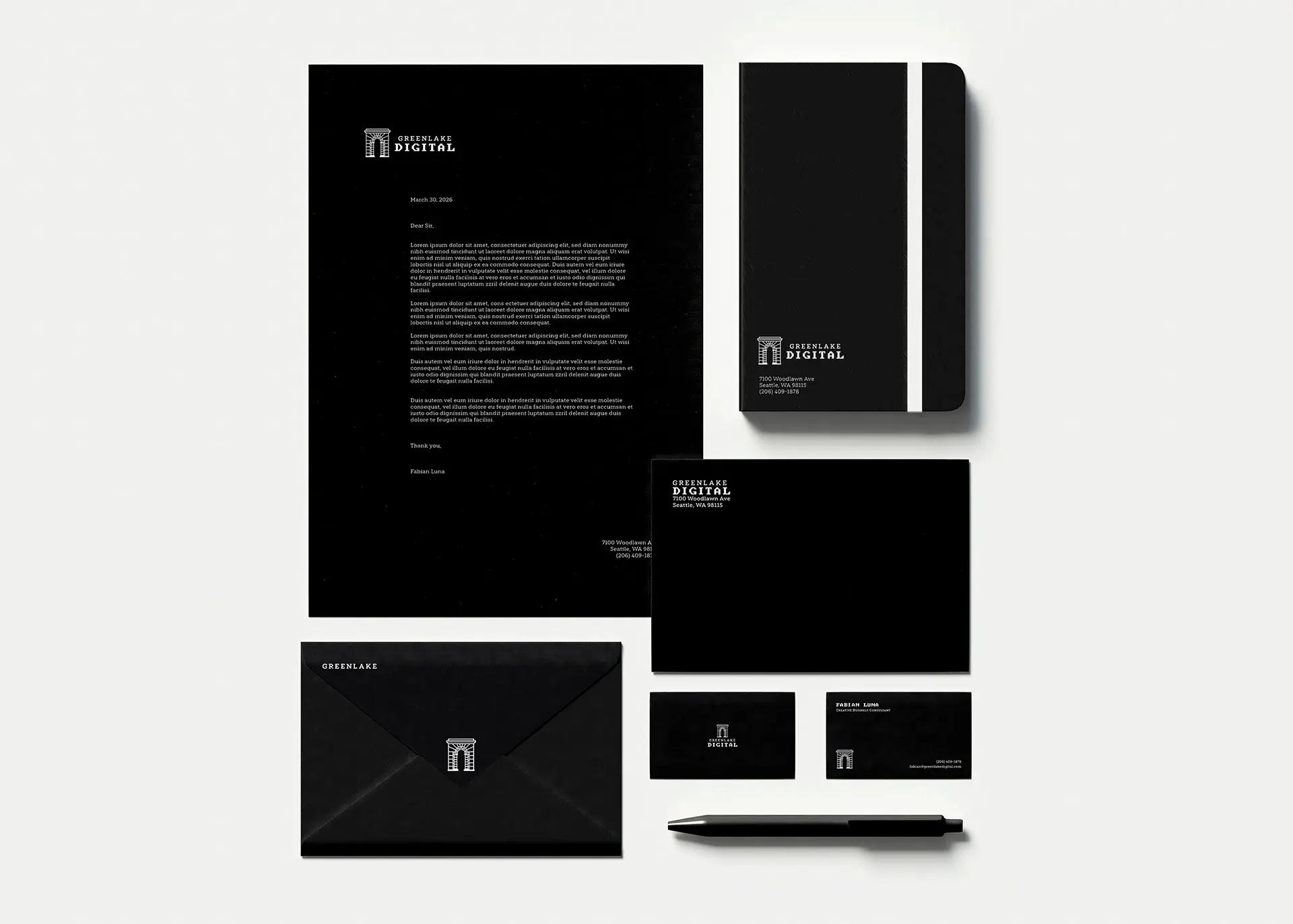 Green Lake Digital. Brand identity design system