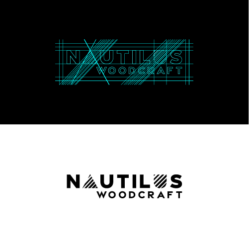 Nautilus Woodcraft. Logo design by Green Lake Digital Seattle